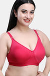 Maroon Clothing Double Layered Non Wired Full Coverage T-Shirt Bra (Pack of 2) - Multicolor — thumbnail 3
